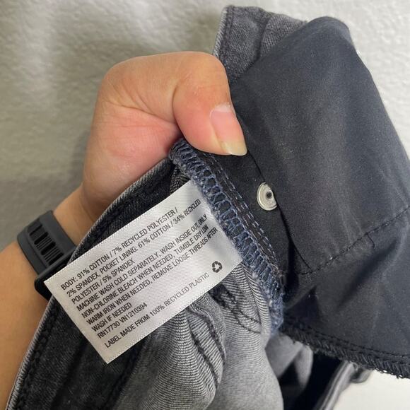 Universal Thread Womens Jeans Size 12 Gray Distressed High Rise Skinny Leg - Picture 5 of 16